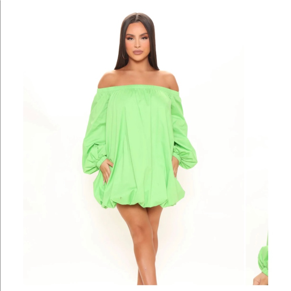 Popplin baby doll dress